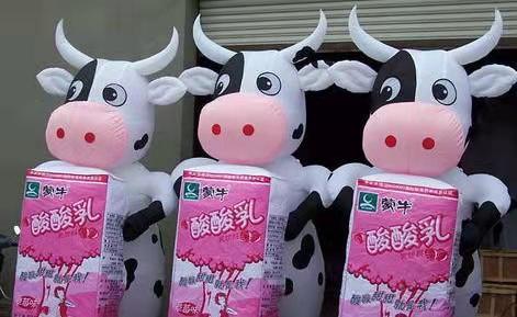 五河牛奶厂广告气模